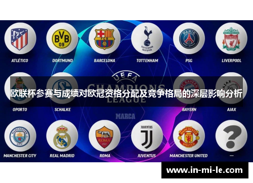 欧联杯参赛与成绩对欧冠资格分配及竞争格局的深层影响分析